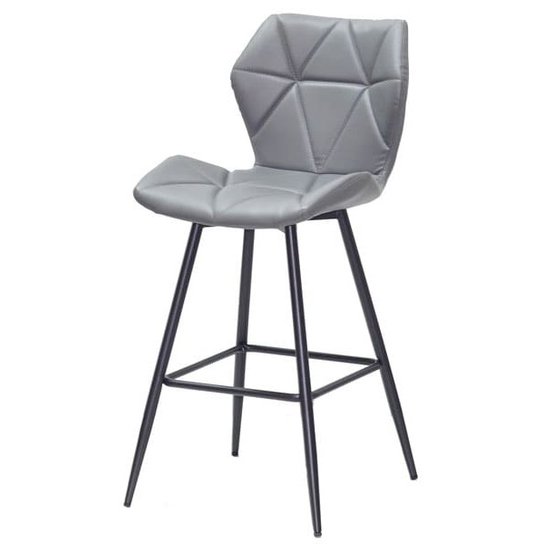 Напівбарний стілець Onder Mebli Torino BAR 65-ML Сірий 1001-1