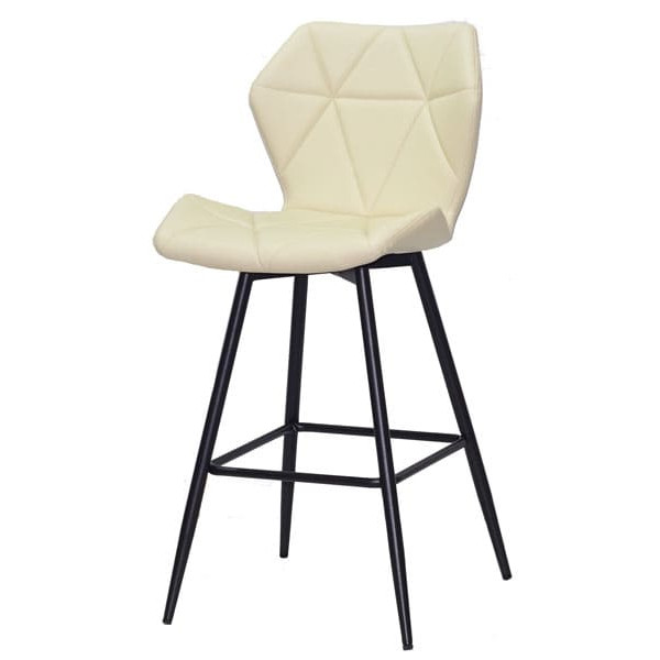 Полубарный стул Onder Mebli Torino BAR 65-ML Бежевый 1017 Экокожа-1