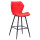 Полубарный стул Onder Mebli Torino BAR 65-ML Красный 1007 Экокожа