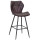 Напівбарний стілець Onder Mebli Torino BAR 65-ML Темно-коричневий 1015 Екошкіра