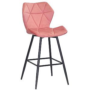 Напівбарний стілець Onder Mebli Torino BAR 65-ML Терракот B-1018 Оксамит