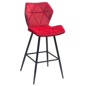 Полубарный стул Onder Mebli Torino BAR 65-ML Красный B-1016 Бархат