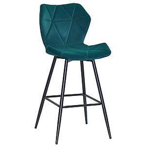 Полубарный стул Onder Mebli Torino BAR 65-ML Зеленый B-1003 Бархат
