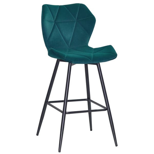 Полубарный стул Onder Mebli Torino BAR 65-ML Зеленый B-1003 Бархат-0