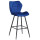 Полубарный стул Onder Mebli Torino BAR 65-ML Синий B-1026 Бархат
