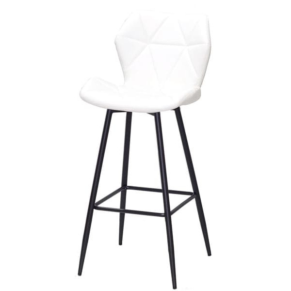 Барний стілець Onder Mebli Torino BAR 75-ML Білий Екошкіра-1