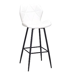 Барний стілець Onder Mebli Torino BAR 75-ML Білий Екошкіра