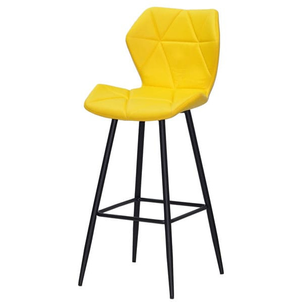 Барный стул Onder Mebli Torino BAR 75-ML Желтый 1006 Экокожа-1