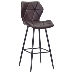 Барный стул Onder Mebli Torino BAR 75-ML Темно-коричневый 1015 Экокожа