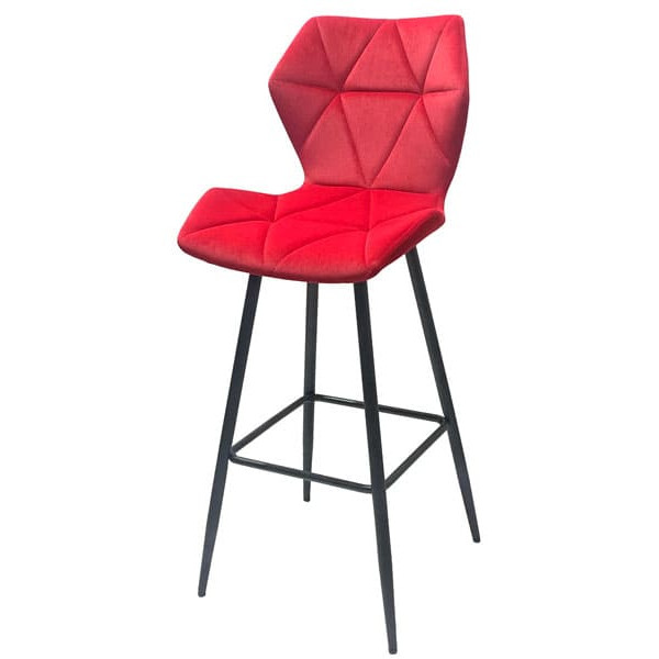Барный стул Onder Mebli Torino BAR 75-ML Красный B-1016 Бархат-1