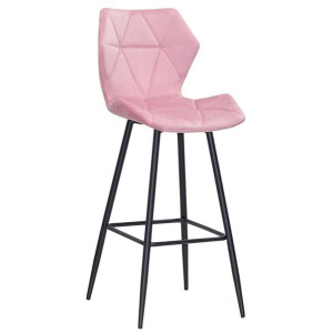 Барний стілець Onder Mebli Torino BAR 75-ML Фрез B-1025 Оксамит