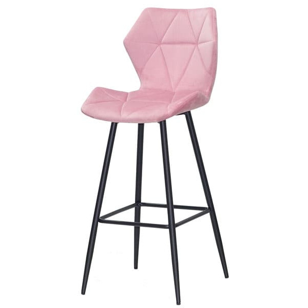 Барний стілець Onder Mebli Torino BAR 75-ML Фрез B-1025 Оксамит-1