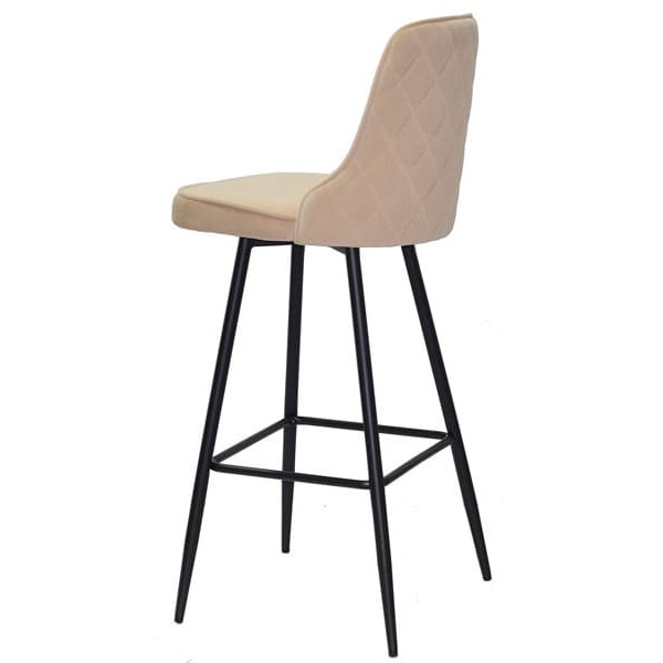 Барный стул Onder Mebli Adam BAR 75-ML Бежевый B-1005 Бархат-1