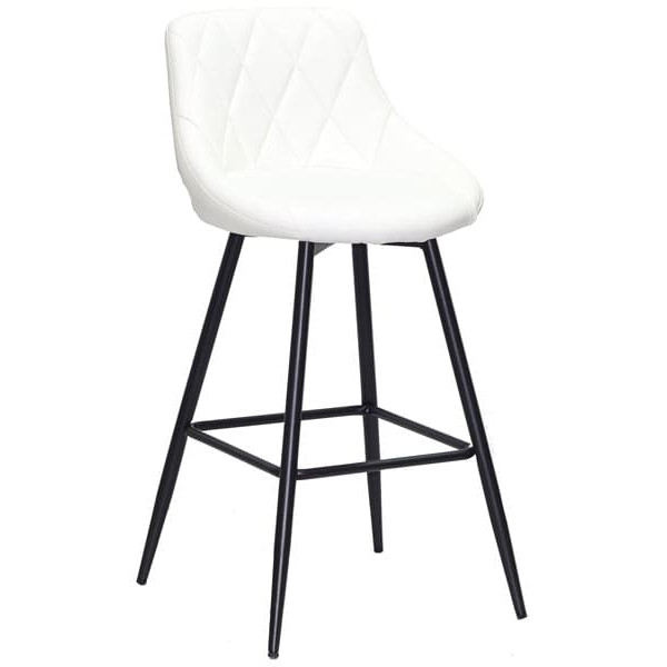 Полубарный стул Onder Mebli Foro BAR 65-ML Белый Экокожа-0