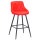 Полубарный стул Onder Mebli Foro BAR 65-ML Красный 1007 Экокожа