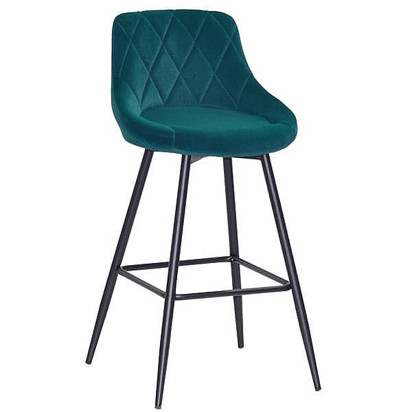 Напівбарний стілець Onder Mebli Foro BAR 65-ML Зелений B-1003 Оксамит-0