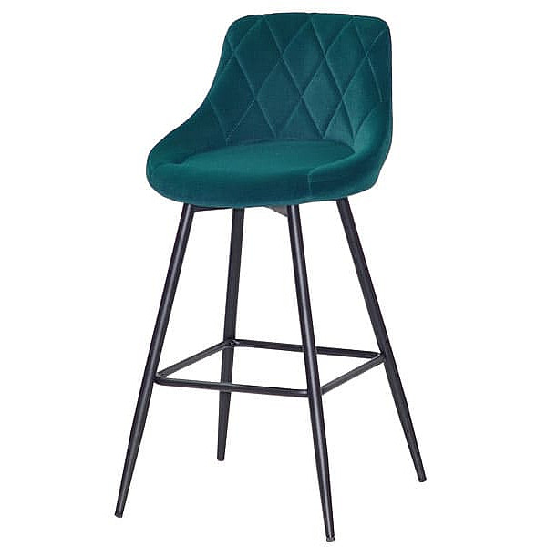 Напівбарний стілець Onder Mebli Foro BAR 65-ML Зелений B-1003 Оксамит-1