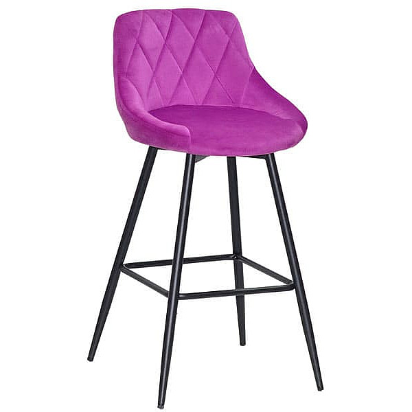 Полубарный стул Onder Mebli Foro BAR 65-ML Сирень B-1022 Бархат-0