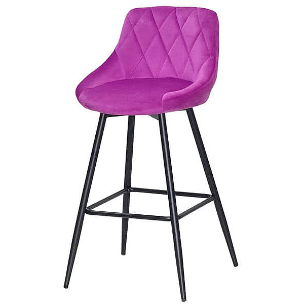 Полубарный стул Onder Mebli Foro BAR 65-ML Сирень B-1022 Бархат-1