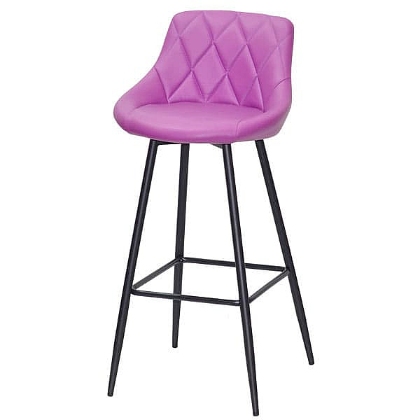 Барний стілець Onder Mebli Foro BAR 75-ML Пурпур 1010 Екошкіра-1