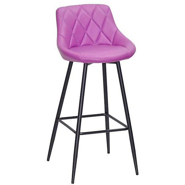 Барний стілець Onder Mebli Foro BAR 75-ML Пурпур 1010 Екошкіра-0