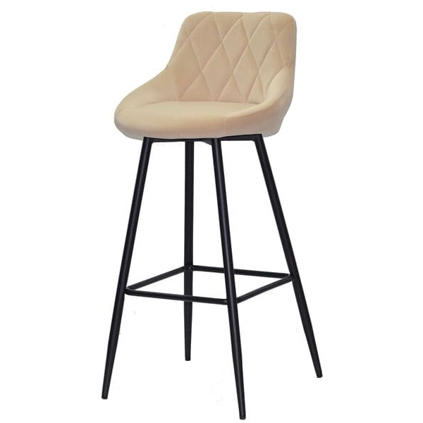 Барный стул Onder Mebli Foro BAR 75-ML Бежевый B-1005 Бархат-1