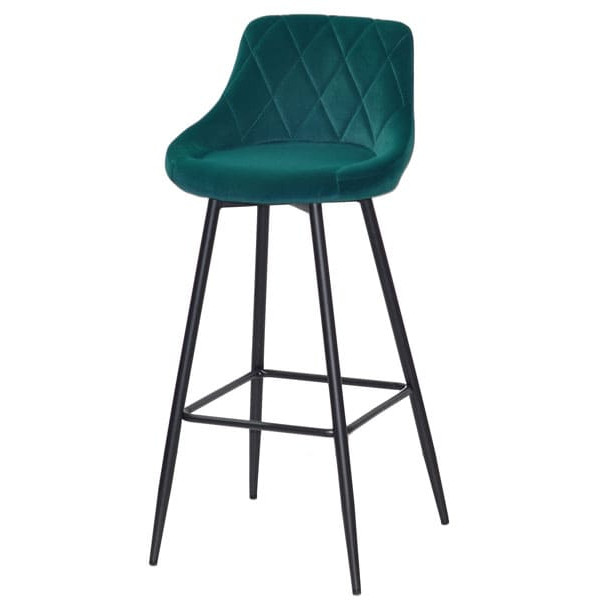 Барный стул Onder Mebli Foro BAR 75-ML Зеленый B-1003 Бархат-1