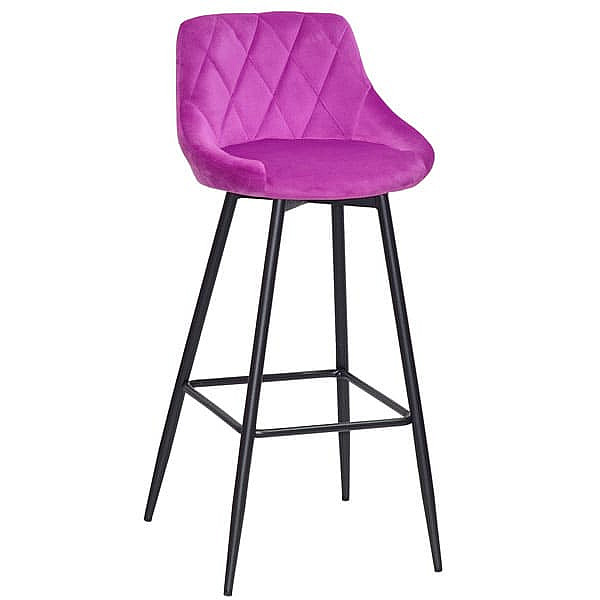 Барный стул Onder Mebli Foro BAR 75-ML Сирень B-1022 Бархат-0