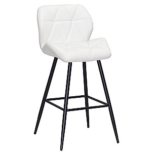 Напівбарний стілець Onder Mebli Set BAR 65-ML Білий Екошкіра