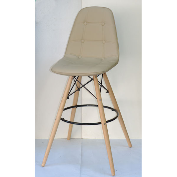 Барный стул Onder Mebli Alex BAR 75 Бежевый 06 Экокожа-1