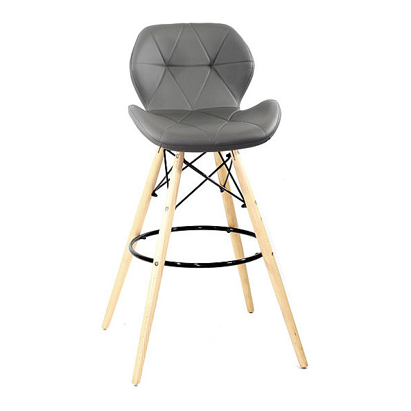 Барный стул Onder Mebli Invar BAR 75 Серый 21-0