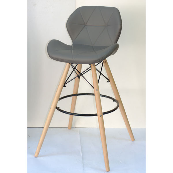 Барный стул Onder Mebli Invar BAR 75 Серый 21-3