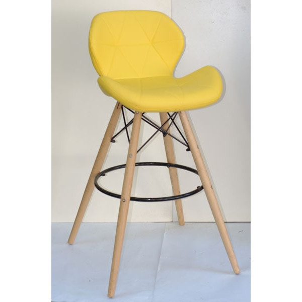 Барный стул Onder Mebli Invar BAR 75 Желтый 12-1
