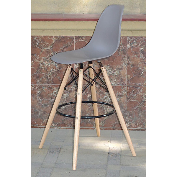 Барний стілець Onder Mebli Nik BAR 75 Сірий 23-1