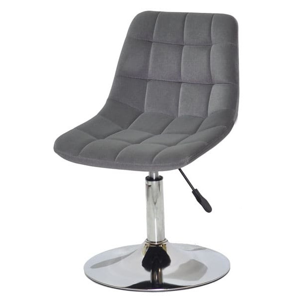 Стул Onder Mebli ROBIN CH-BASE Серый B-1004 Бархат-1
