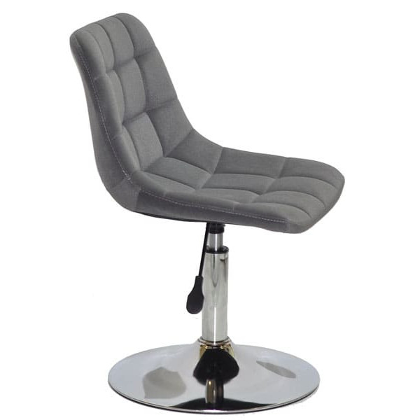 Стул Onder Mebli ROBIN CH-BASE Серый B-1004 Бархат-2