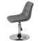 Стул Onder Mebli ROBIN CH-BASE Серый B-1004 Бархат-3-thumb