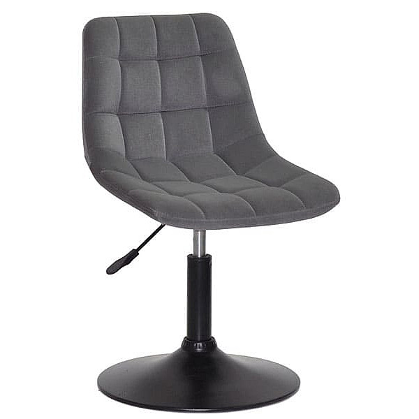 Стул Onder Mebli ROBIN BK-BASE Серый B-1004 Бархат-0