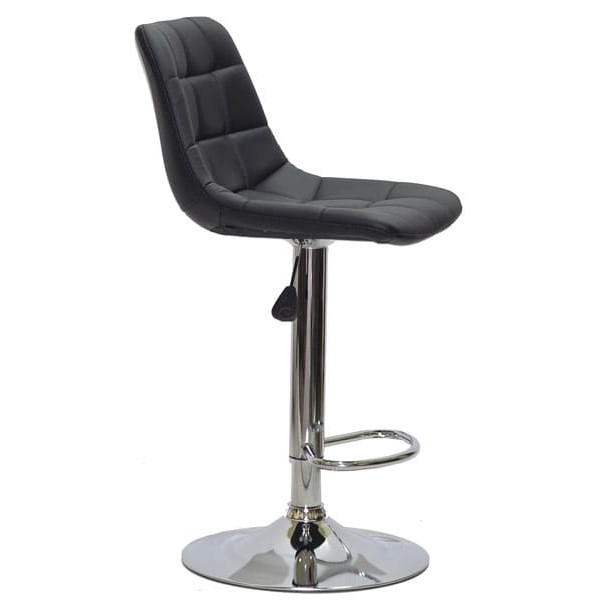 Барный стул Onder Mebli ROBIN BAR CH-BASE Черный Экокожа-2