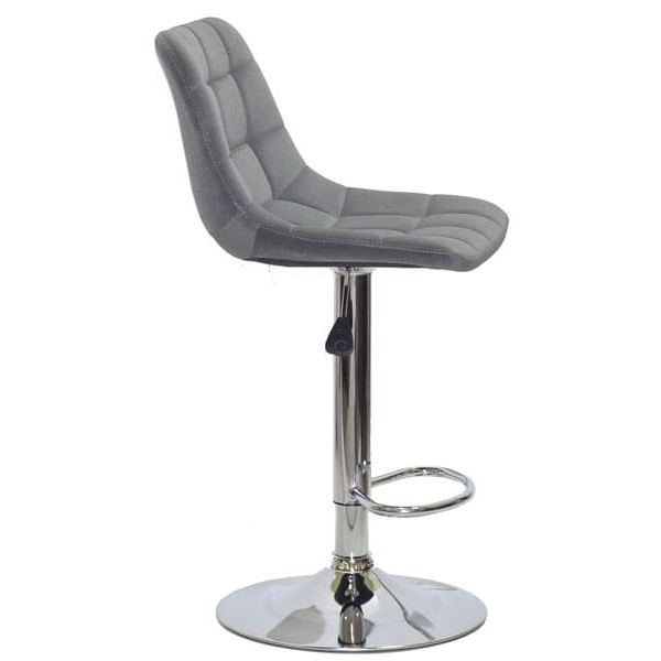 Барный стул Onder Mebli ROBIN BAR CH-BASE Серый B-1004 Бархат-2