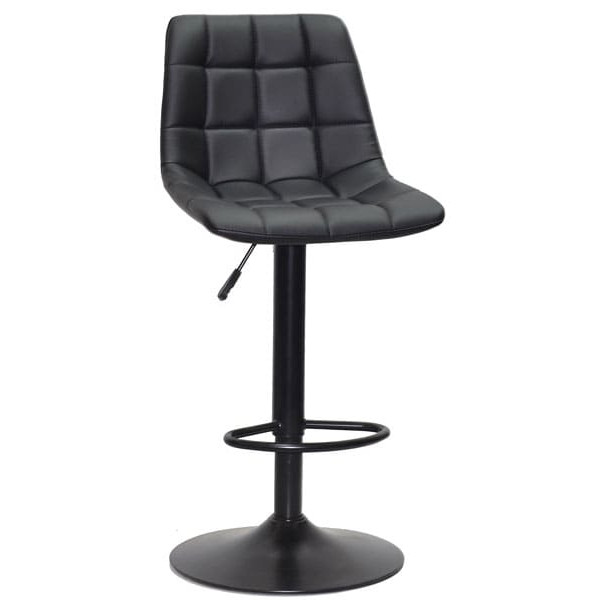 Барный стул Onder Mebli ROBIN BAR BK-BASE Черный Экокожа-0