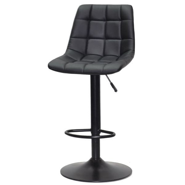 Барный стул Onder Mebli ROBIN BAR BK-BASE Черный Экокожа-1