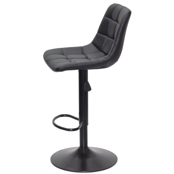 Барный стул Onder Mebli ROBIN BAR BK-BASE Черный Экокожа-3