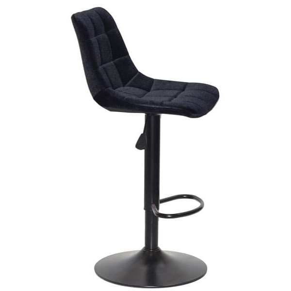 Барный стул Onder Mebli ROBIN BAR BK-BASE Черный B-1011 Бархат-0