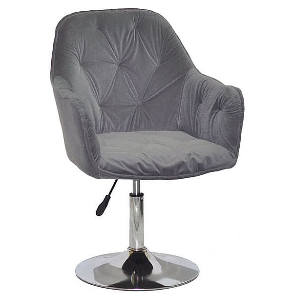 Стул Onder Mebli MARIO CH-BASE Серый B-1004 Бархат-0