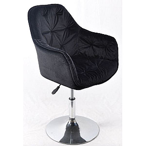 Стілець Onder Mebli MARIO CH-BASE Чорний B-1011 Оксамит