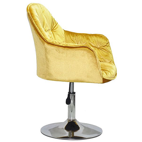 Стул Onder Mebli MARIO CH-BASE Желтый Y-10 Велюр-3