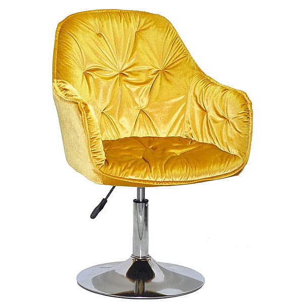 Стул Onder Mebli MARIO CH-BASE Желтый Y-10 Велюр-0