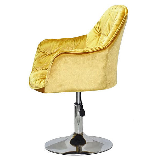 Стул Onder Mebli MARIO CH-BASE Желтый Y-10 Велюр-2