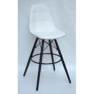 Барный стул Onder Mebli Alex BAR 75-BK Белый Экокожа